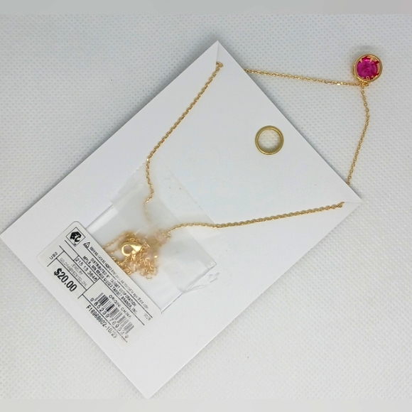 ♎️NWT 14tt GOLD DIPPED LIBRA NECKLACE♎️ - Picture 5 of 5